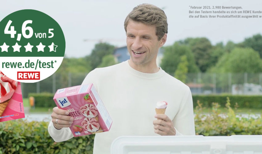 Rewe Ja! Thomas Mueller