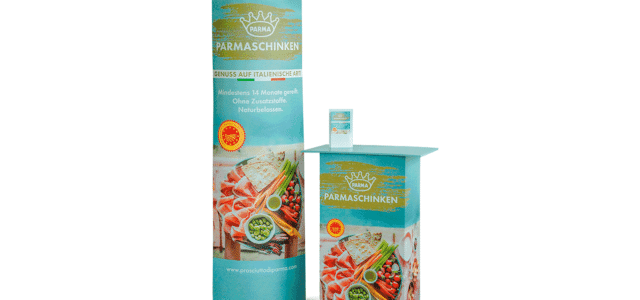 Parmaschinken (Proscuitto di Parma) mit POS-Aktion promoten