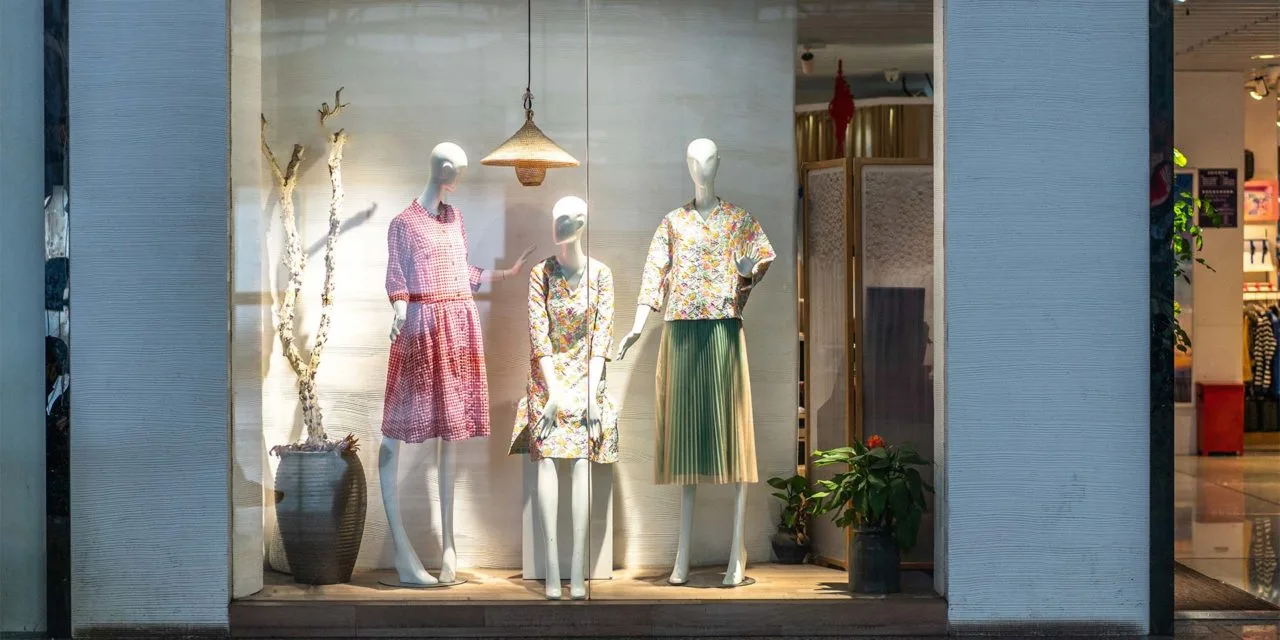 AdobeStock_254476539 Schaufenster und Visualmerchandising, Schaufensterpuppe und Display