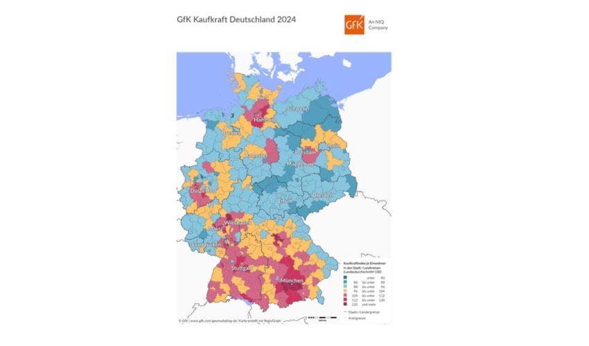 GfK Kaufkraft Deutschland 2024
