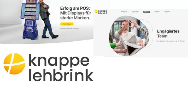 Displayhersteller Knappe + Lehbrink im neuen Look