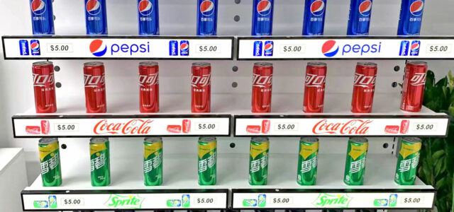 Digital Signage am POS: Future Sign Strips Displays