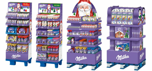 Milka: POS-Aktion zu Weihnachten