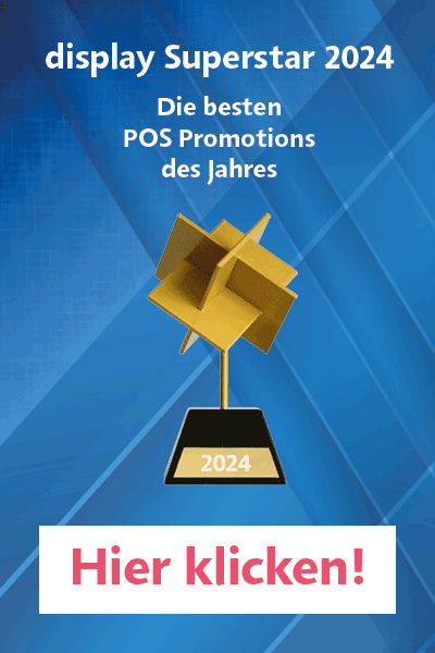 Die besten POS Promotions, Übersicht display Superstar Award 2024