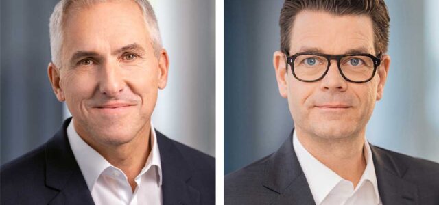 Veltins Rainer Emig, Geschäftsführer Vertrieb und Reinhard Berkemeier, Vertriebsdirektor