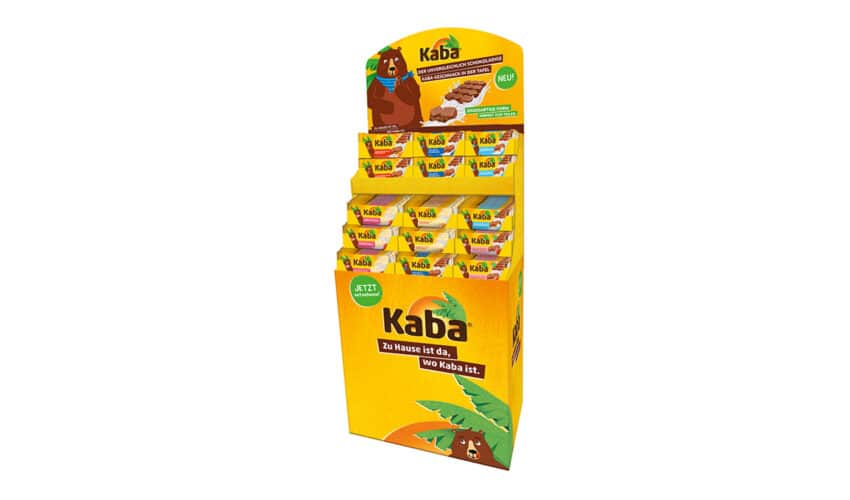 Kaba Display Krüger gefüllte Tafelschokoladen