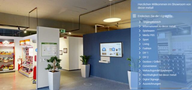 decor metall virtueller Showroom
