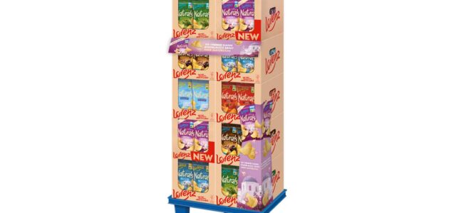 POS-Displays Naturals Limited Edition „Cremiger Knoblauch“. Foto: ©Lorenz Snack-World