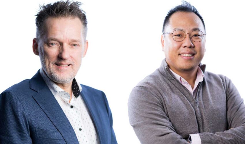v.r.n..l.: Jae O Choi Park, EMEA Commercial Head, Ron Cottaar, Head of Global Marketing. Foto: PPDS