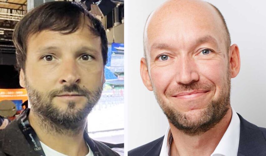 Christoph Spahn, Head of Channel Sales und Robert Bergner, Head of Solution Sales, Foto: LG Information Display Deutschland