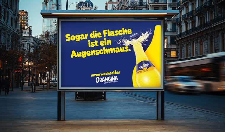 Out-of-Home-Kampagne Orangina