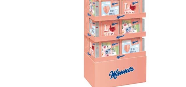 Die Manner Love Edition präsentiert sich als Geschenk zum Valentinstag. Foto: Josef Manner & Comp. AG