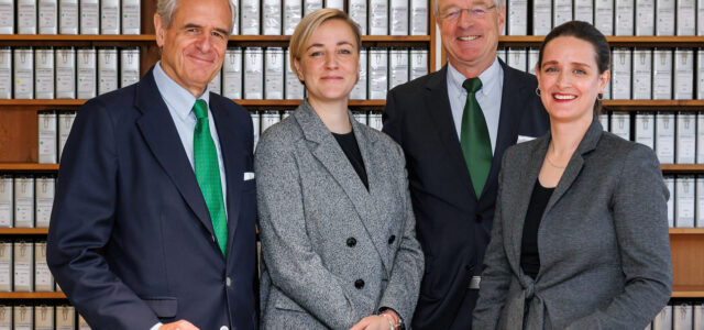 Generationswechsel bei LSH: Jochen, Anna, Michael und Sara Spethmann (v.l.n.r) Foto: Laurens Spethmann Holding AG & Co. KG (LSH).