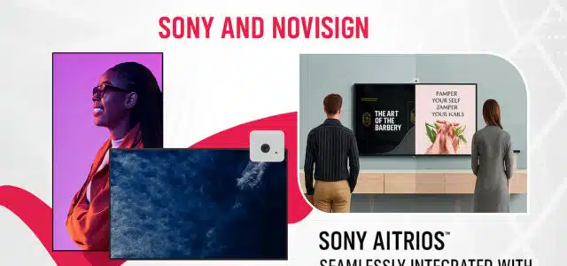 Sony und Novisign wollen das Management großer Display-Flotten einfacher machen. Foto: Sony Europe B.V.