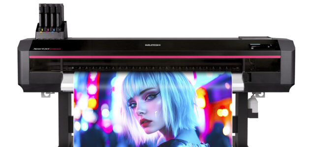 Mutoh bringt neuen Eco-Solvent Drucker Xpertjet 1641SR Pro II für den Displaydruck auf den Markt. Foto: Mutoh Europe