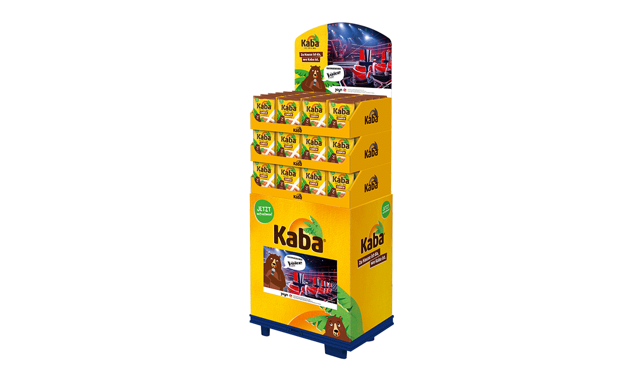 Kaba Ebox Kaba sponsert Musikshow - display Magazin