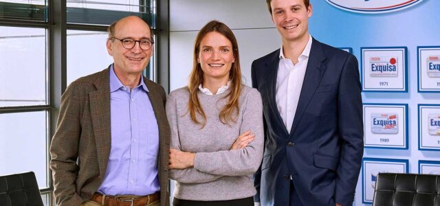 Dr. Wilfried Huber, Isabel Bartels und Viktor Lindner.