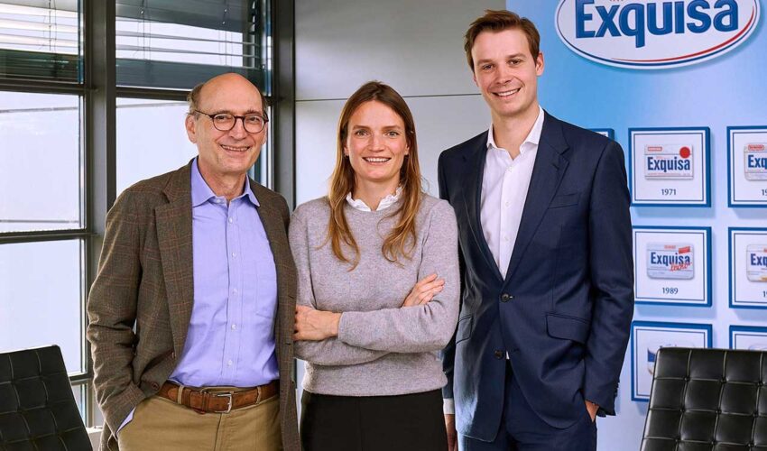 Dr. Wilfried Huber, Isabel Bartels und Viktor Lindner.