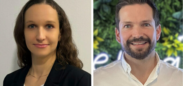 Eva Bartovica, Head of Marketing & Digital der Henkel Consumer Brands Österreich und Philipp Mollenkott, Head of Sales der Henkel Consumer Brands Österreich. Foto: Henkel Central Eastern Europe GmbH