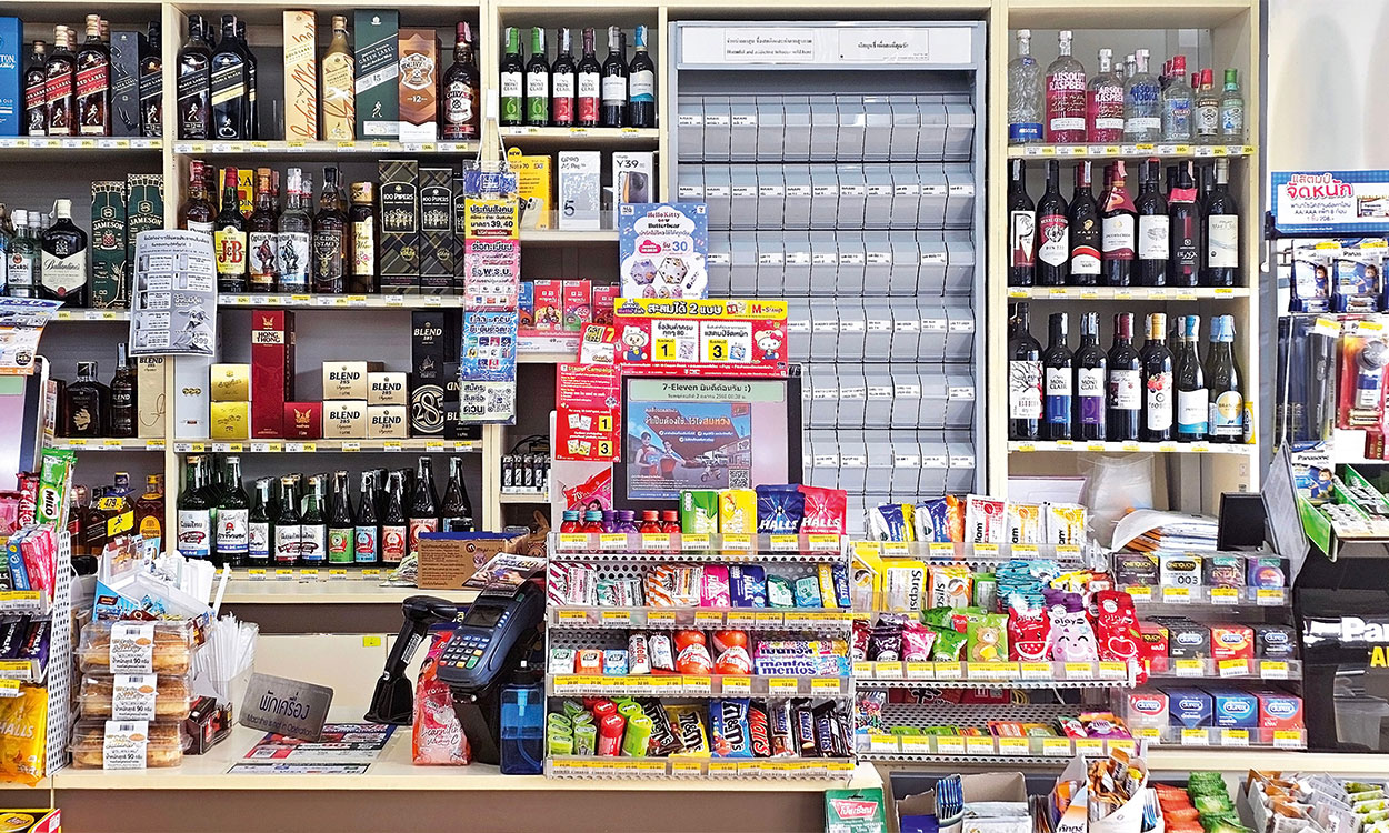 Kiosk,Thekenbereich, Snacks, Thekendisplays