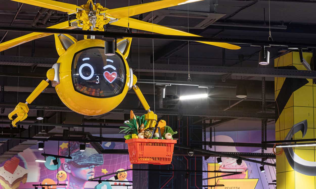 Cyberculture Supermarket in Lviv.