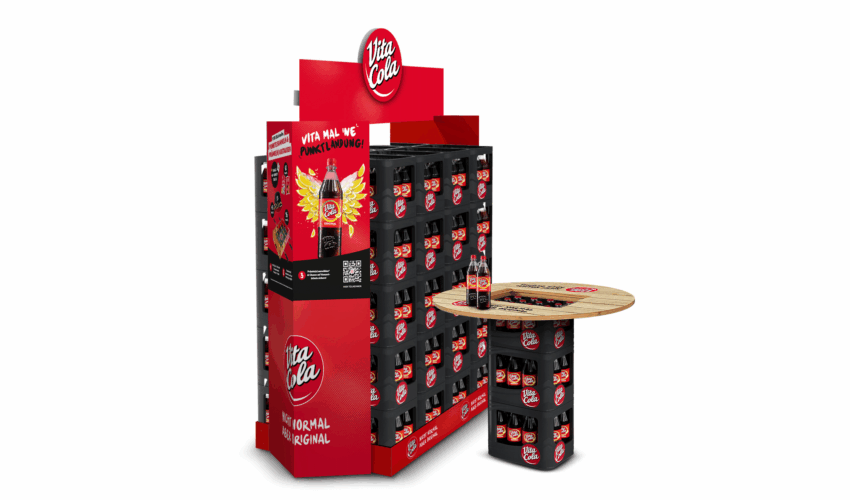 Display von Vita Cola