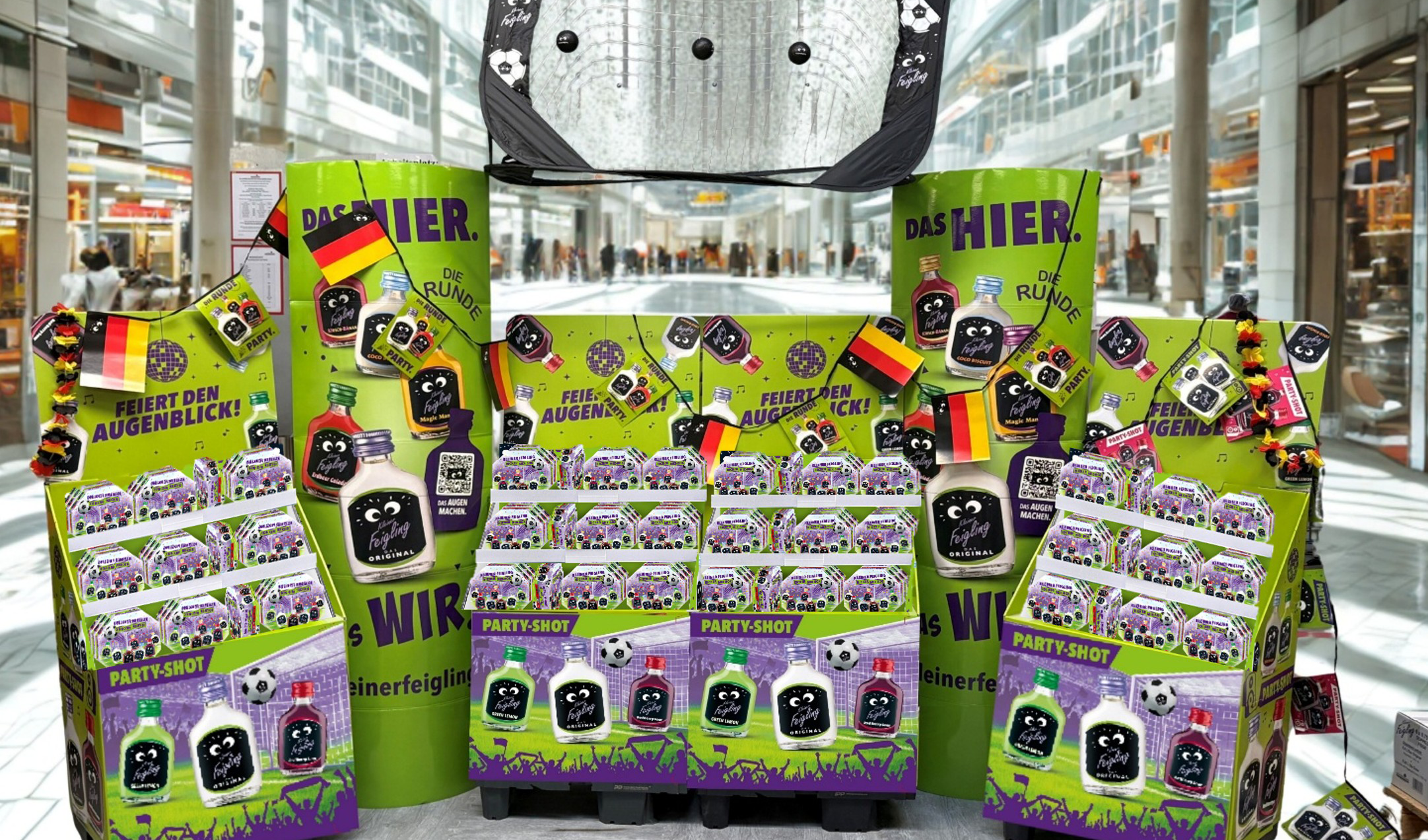 MK_Feigling_Waldemahr Displays Kleiner Feigling in Einkaufszentrum