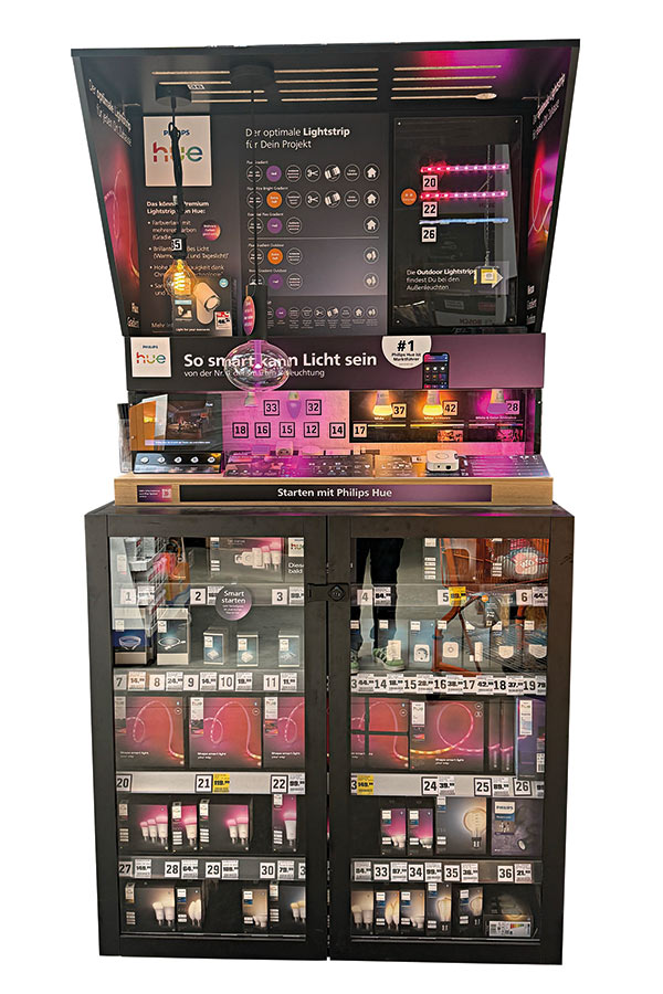 Display Philips Leuchtmittel