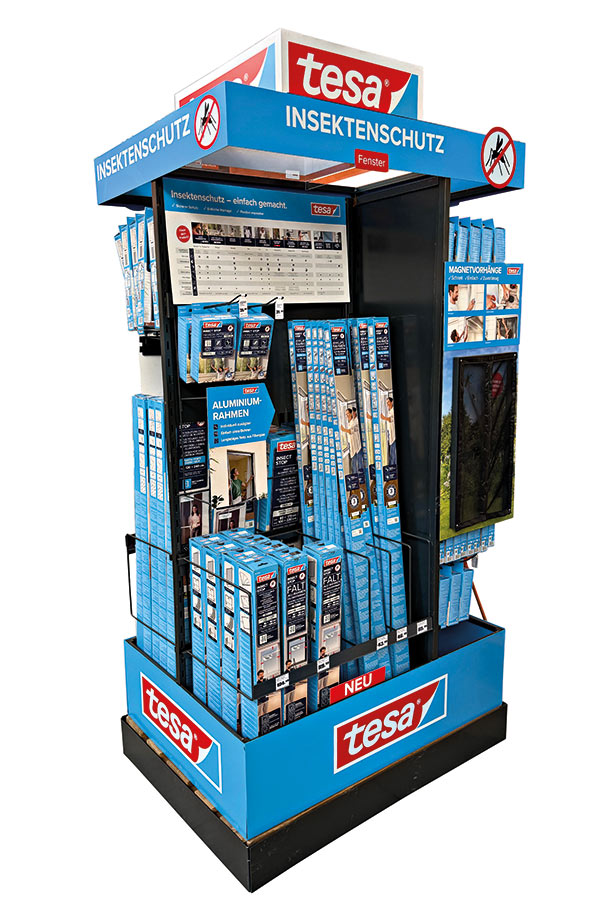 Display Tesa, Insektenschutz