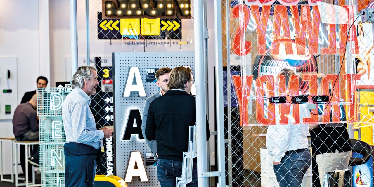 Geschehen am Messestand