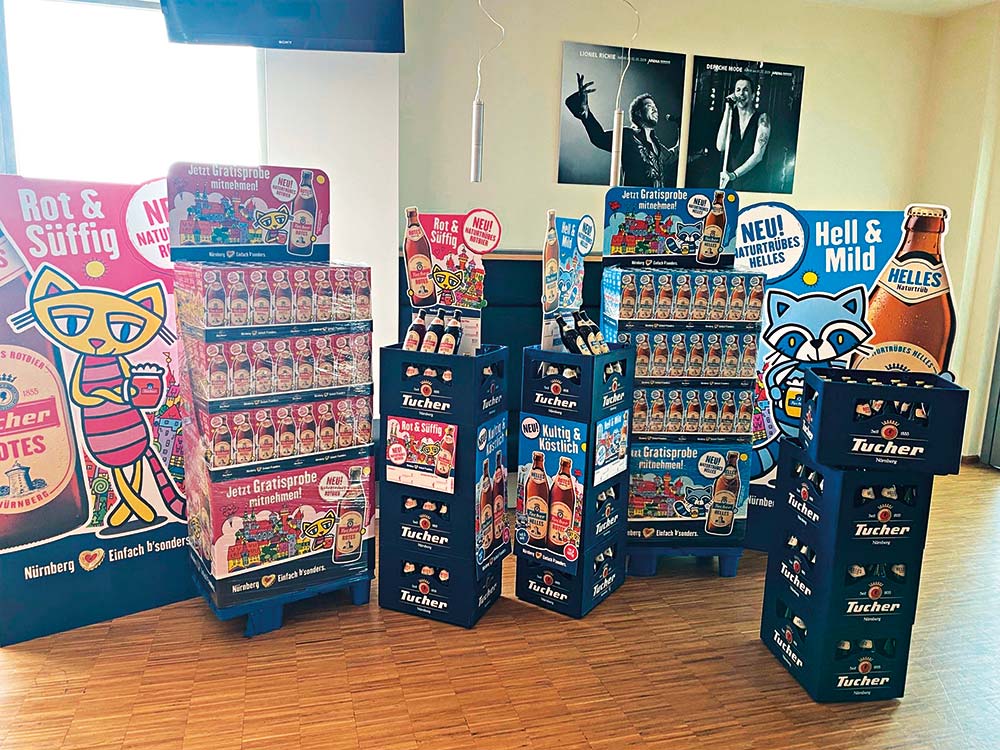 Von GP German Printers produzierte Displays