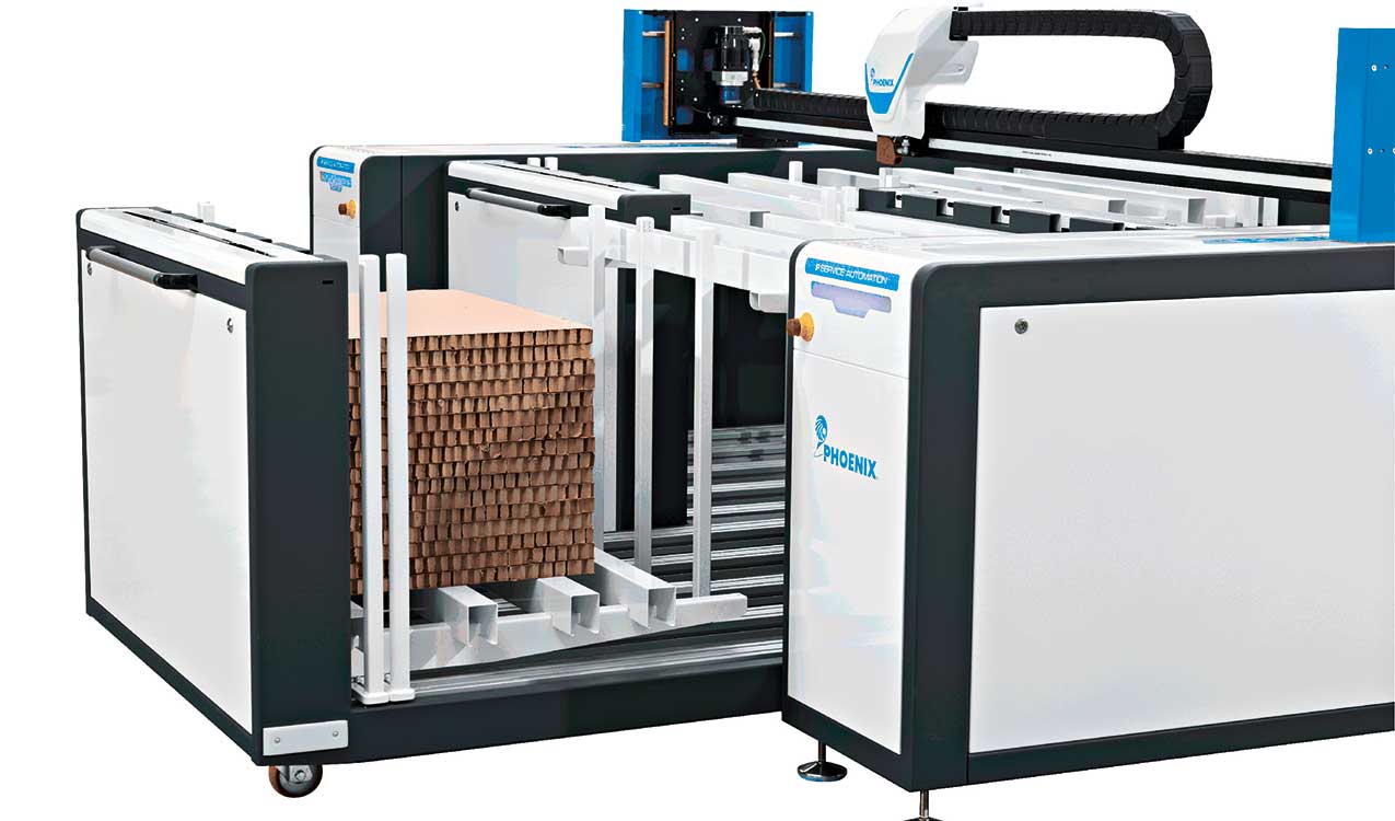 Detailansicht Klebeplotter Phoenix