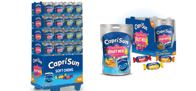 Display und Trinkpacks Capri Sun Chews