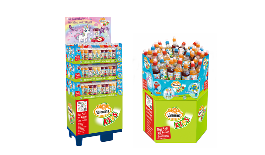 Display Valensina Fruchtmixe