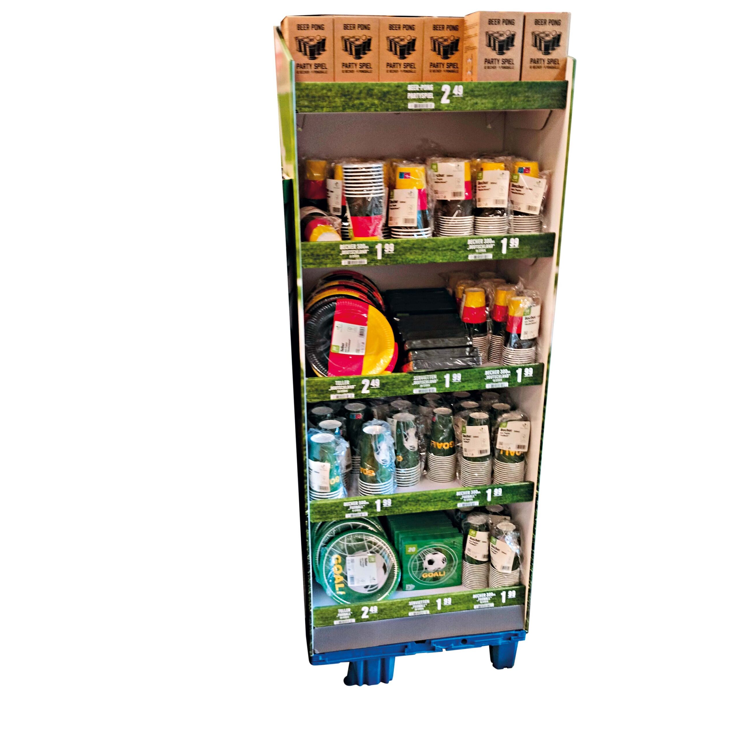 WM_Accesoires_Rewe Teller, Becher, Servietten Fußball