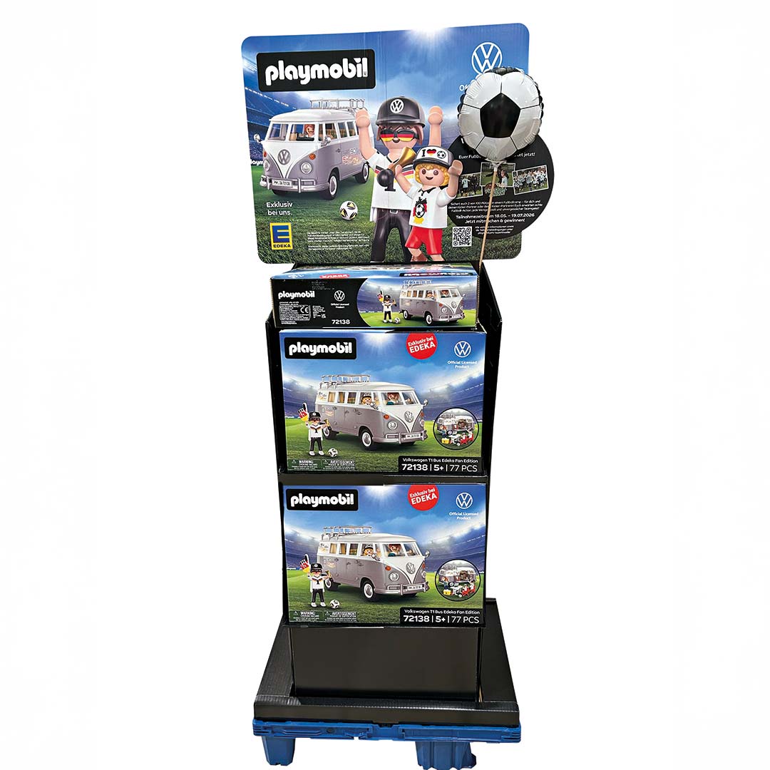 WM_Spielwaren_Playmobil Display Playmobil Fußball
