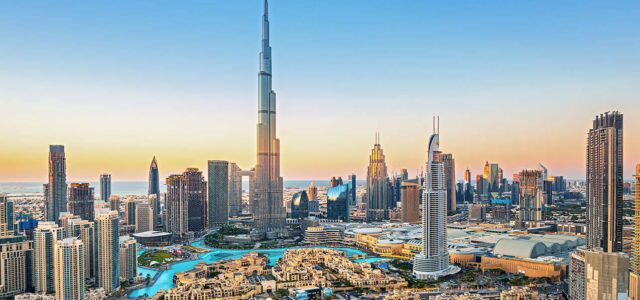 Stadtansicht von Dubai