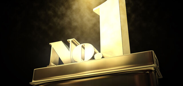 Goldenes Symbol "No. 1"