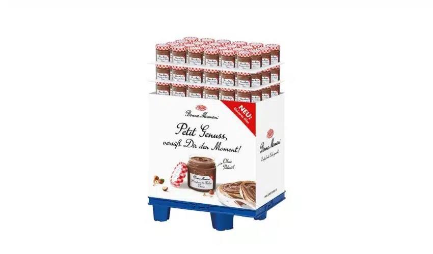 Süße Cremes Display