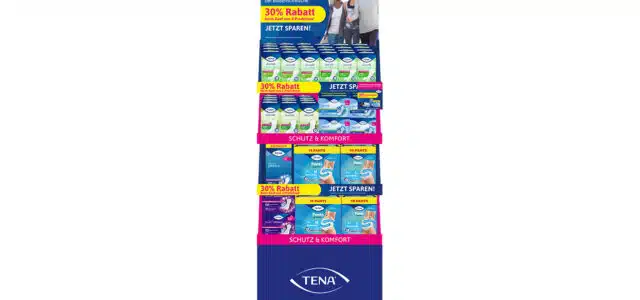 Display Rabattaktion Tena