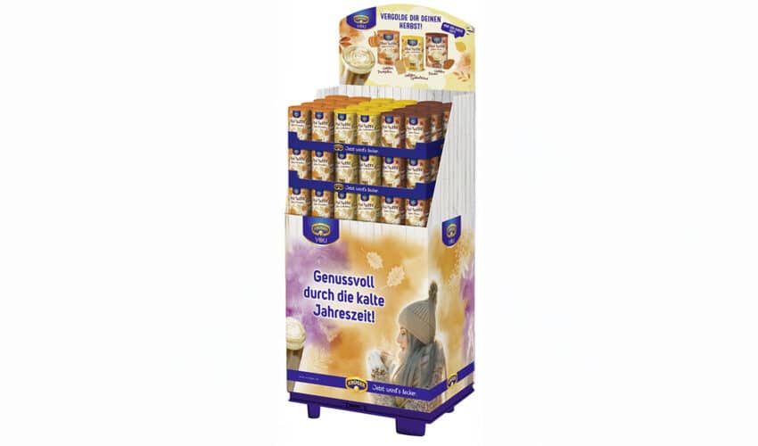 Display Krüger chai latte Golden Edition