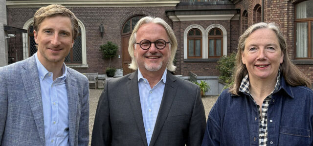 Dr. Ludwig Ruder, Frank Schübel und Dr. Hubertine Underberg-Rude